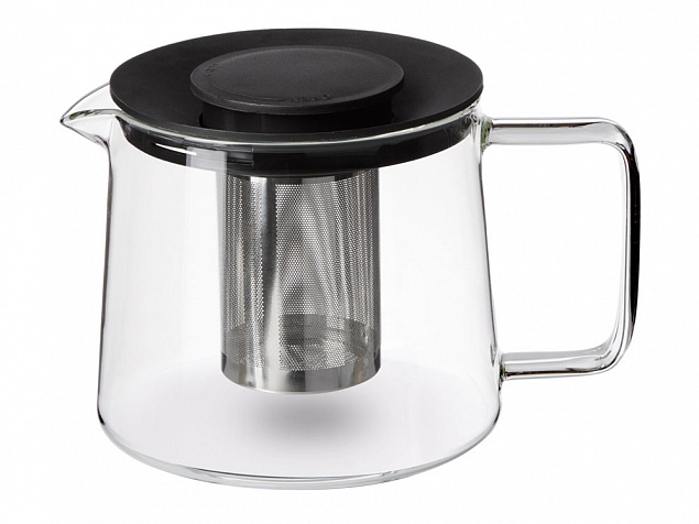 Стеклянный заварочный чайник с фильтром «Pu-erh» с логотипом  заказать по выгодной цене в кибермаркете AvroraStore