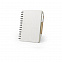 Набор GLICUN: блокнот B6 и ручка, рециклированный картон/пластик с пшеничным волокном, бежевый с логотипом  заказать по выгодной цене в кибермаркете AvroraStore
