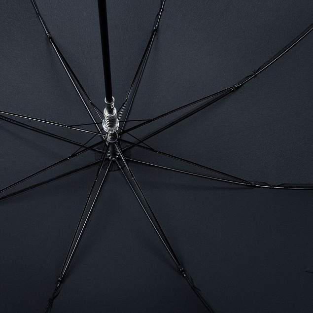 Зонт-трость E.703, черный с логотипом  заказать по выгодной цене в кибермаркете AvroraStore