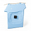 Часы «Рубашка», небесно-голубые с логотипом  заказать по выгодной цене в кибермаркете AvroraStore
