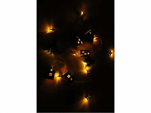 Елочная гирлянда с лампочками Новогодняя с логотипом  заказать по выгодной цене в кибермаркете AvroraStore