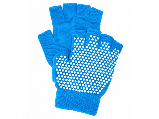 Перчатки противоскользящие для занятий йогой с логотипом  заказать по выгодной цене в кибермаркете AvroraStore
