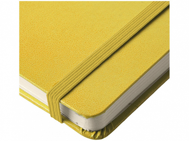 Блокнот классический карманный Juan А6, желтый с логотипом  заказать по выгодной цене в кибермаркете AvroraStore