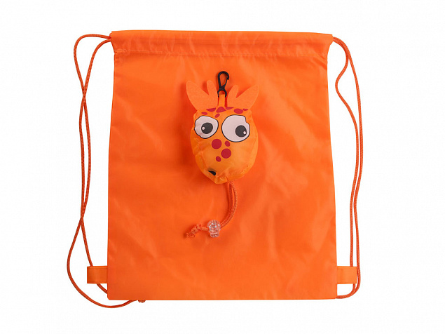 Детский рюкзак ELANIO складной, жираф с логотипом  заказать по выгодной цене в кибермаркете AvroraStore