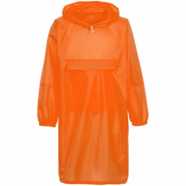Дождевик-анорак Alatau, оранжевый неон с логотипом  заказать по выгодной цене в кибермаркете AvroraStore