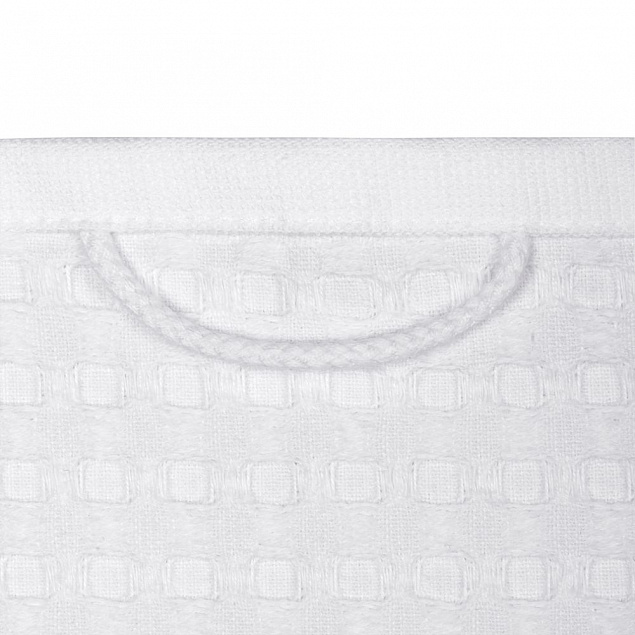 Полотенце вафельное Piquee, малое, белое с логотипом  заказать по выгодной цене в кибермаркете AvroraStore