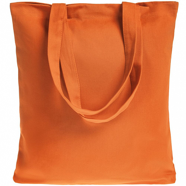 Холщовая сумка Avoska, оранжевая с логотипом  заказать по выгодной цене в кибермаркете AvroraStore