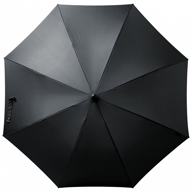 Зонт-трость Alessio, черный с логотипом  заказать по выгодной цене в кибермаркете AvroraStore