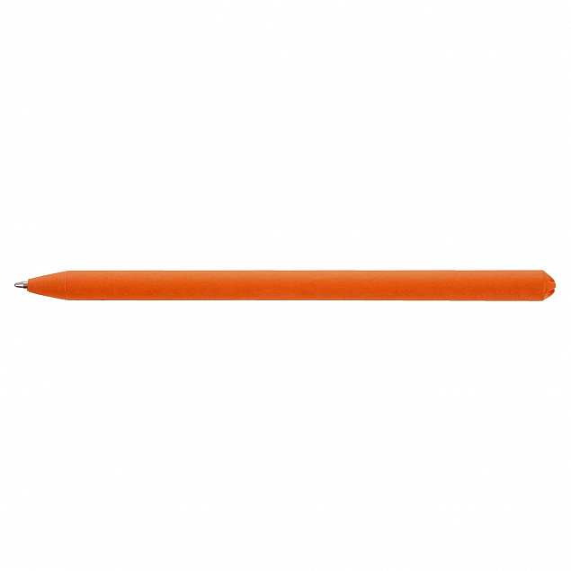 Эко ручка, оранжевая с логотипом  заказать по выгодной цене в кибермаркете AvroraStore
