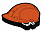 Флешка «Каска», оранжевая, 8 Гб с логотипом  заказать по выгодной цене в кибермаркете AvroraStore