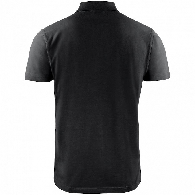 Рубашка поло мужская SURF, черная с логотипом  заказать по выгодной цене в кибермаркете AvroraStore