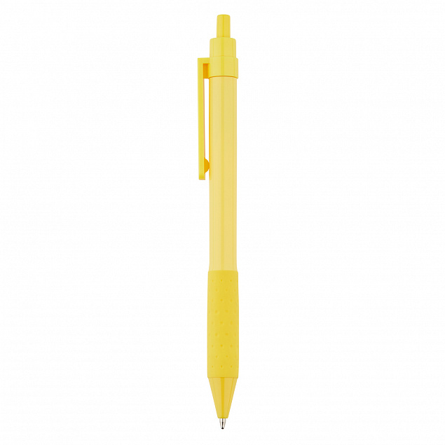 Ручка X2, желтый с логотипом  заказать по выгодной цене в кибермаркете AvroraStore