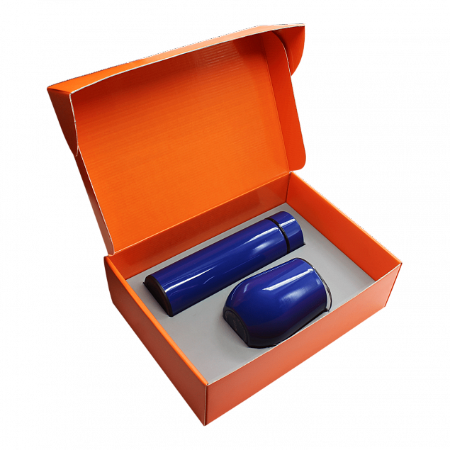 Набор Hot Box C G, синий с логотипом  заказать по выгодной цене в кибермаркете AvroraStore