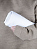 Флисовый плед Warm&Peace, белый с логотипом  заказать по выгодной цене в кибермаркете AvroraStore