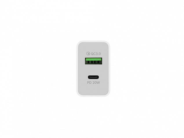 Сетевое зарядное устройство Rombica NEO ZQ3 PD с логотипом  заказать по выгодной цене в кибермаркете AvroraStore