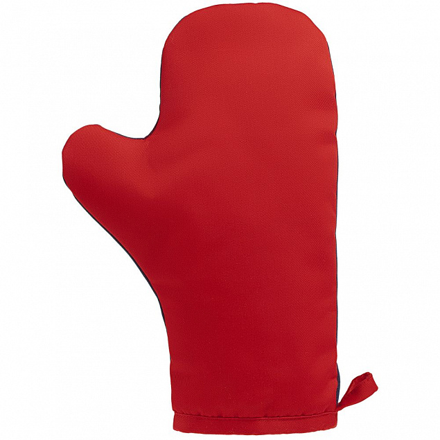 Прихватка-рукавица «Акцент», красно-синяя с логотипом  заказать по выгодной цене в кибермаркете AvroraStore