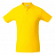Рубашка поло мужская SURF, желтая с логотипом  заказать по выгодной цене в кибермаркете AvroraStore