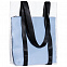 Шопер Clarity с голубым органайзером, прозрачный с логотипом  заказать по выгодной цене в кибермаркете AvroraStore