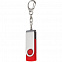 Флешка Twist, красная, 16 Гб с логотипом  заказать по выгодной цене в кибермаркете AvroraStore