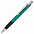 SQUARE, ручка шариковая с грипом, зеленый/хром с логотипом  заказать по выгодной цене в кибермаркете AvroraStore