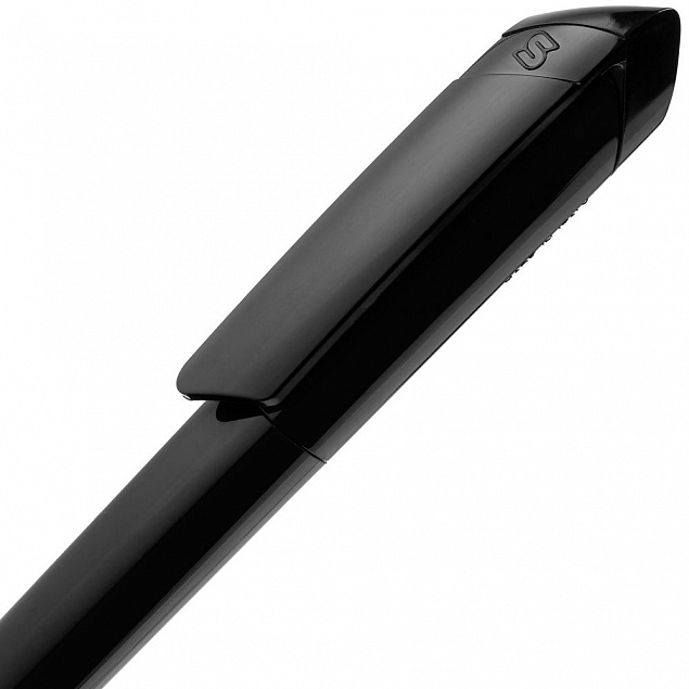 Ручка шариковая S Bella Extra, черная с логотипом  заказать по выгодной цене в кибермаркете AvroraStore