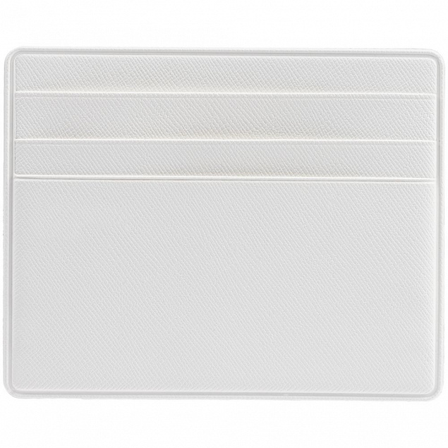 Чехол для карточек Devon, белый с логотипом  заказать по выгодной цене в кибермаркете AvroraStore