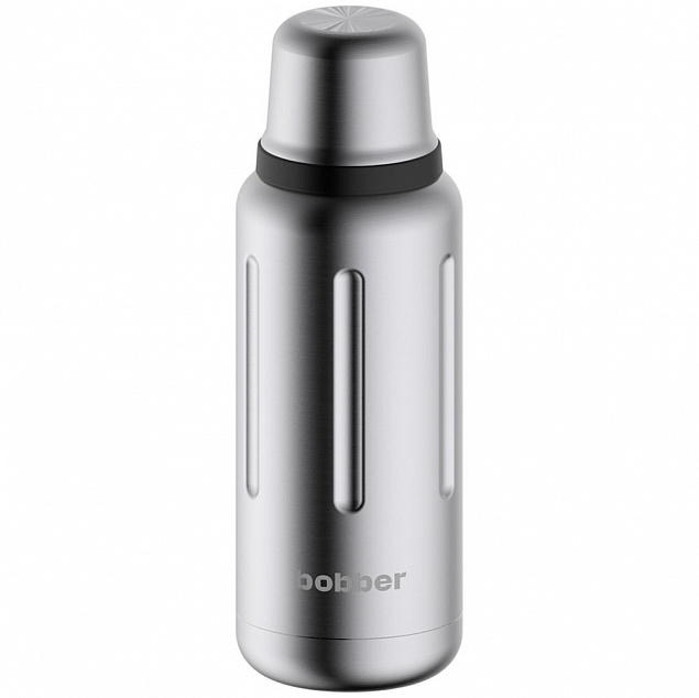 Термос Flask 1000, вакуумный, стальной матовый с логотипом  заказать по выгодной цене в кибермаркете AvroraStore