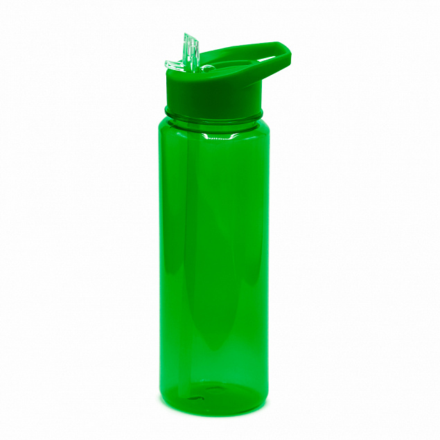 Пластиковая бутылка  Мельбурн, распродажа, зеленый с логотипом  заказать по выгодной цене в кибермаркете AvroraStore