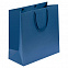 Пакет Porta, большой, синий с логотипом  заказать по выгодной цене в кибермаркете AvroraStore