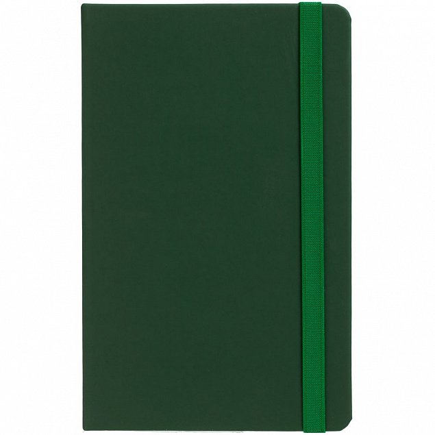 Блокнот Shall, зеленый, с белой бумагой с логотипом  заказать по выгодной цене в кибермаркете AvroraStore
