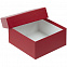 Коробка Emmet, средняя, красная с логотипом  заказать по выгодной цене в кибермаркете AvroraStore