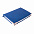 Ежедневник недатированный Kennedy, А5,  синий, белый блок, серебряный срез с логотипом  заказать по выгодной цене в кибермаркете AvroraStore