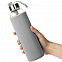 Бутылка для воды Sleeve Ace, серая с логотипом  заказать по выгодной цене в кибермаркете AvroraStore
