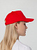 Бейсболка Promo, красная с логотипом  заказать по выгодной цене в кибермаркете AvroraStore