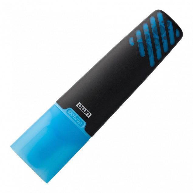 Маркер текстовый Liqeo, голубой с логотипом  заказать по выгодной цене в кибермаркете AvroraStore