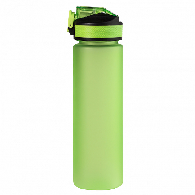 Спортивная бутылка для воды, Flip, 700 ml, зеленая с логотипом  заказать по выгодной цене в кибермаркете AvroraStore