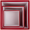 Коробка Cube M, красная с логотипом  заказать по выгодной цене в кибермаркете AvroraStore
