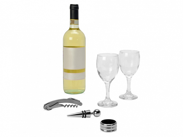 Подарочный набор для вина Delphin  с логотипом  заказать по выгодной цене в кибермаркете AvroraStore