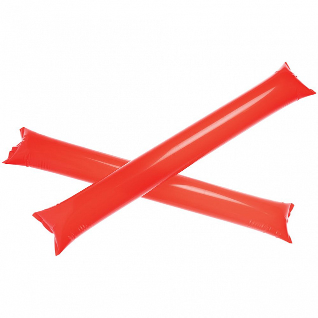 Палки-стучалки для болельщиков «Пошумим», красные с логотипом  заказать по выгодной цене в кибермаркете AvroraStore