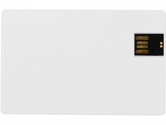 USB-флешка на 16 Гб Card в виде пластиковой карты  с логотипом  заказать по выгодной цене в кибермаркете AvroraStore