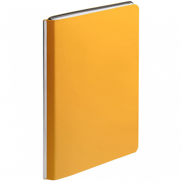 Ежедневник Aspect, недатированный, желтый с логотипом  заказать по выгодной цене в кибермаркете AvroraStore