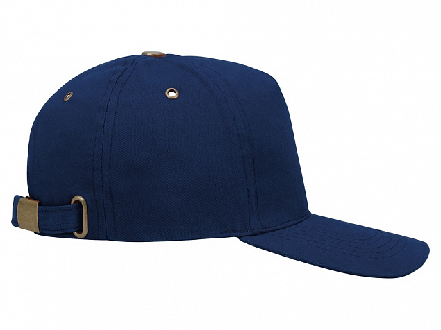 Бейсболка New York 5-ти панельная, темно-синий с логотипом  заказать по выгодной цене в кибермаркете AvroraStore
