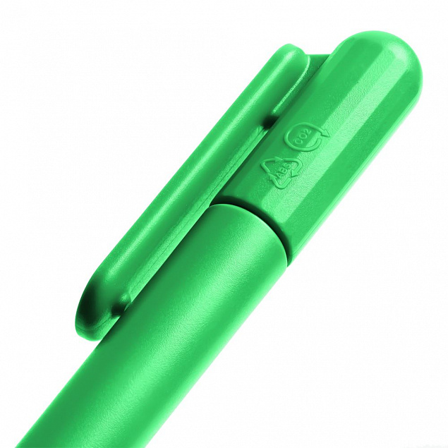 Ручка шариковая Prodir DS6S TMM, зеленая с логотипом  заказать по выгодной цене в кибермаркете AvroraStore