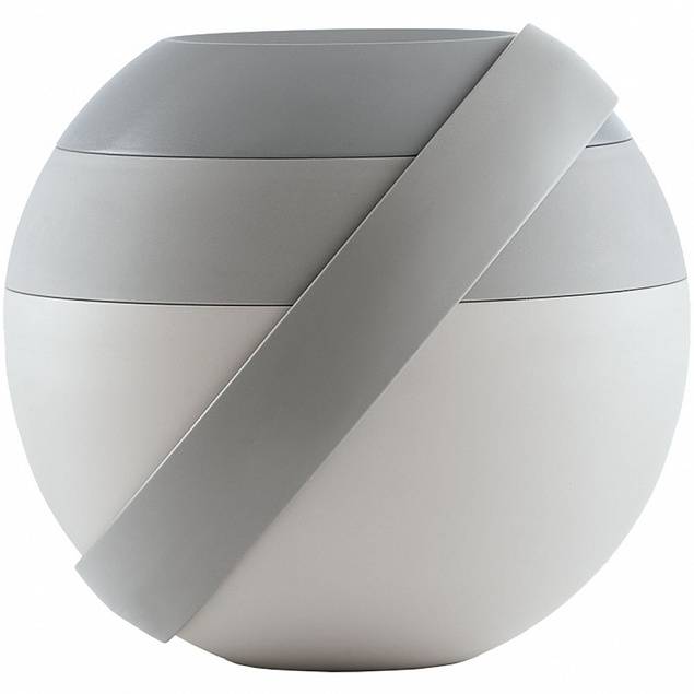 Ланчбокс Zero, серый с логотипом  заказать по выгодной цене в кибермаркете AvroraStore