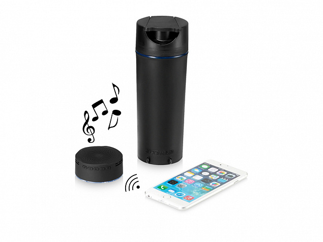 Аудиофляга "Rhythm" с функцией Bluetooth™ с логотипом  заказать по выгодной цене в кибермаркете AvroraStore