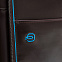 Сумка мужская для ноутбука Piquadro Blue Square, коричневая с логотипом  заказать по выгодной цене в кибермаркете AvroraStore