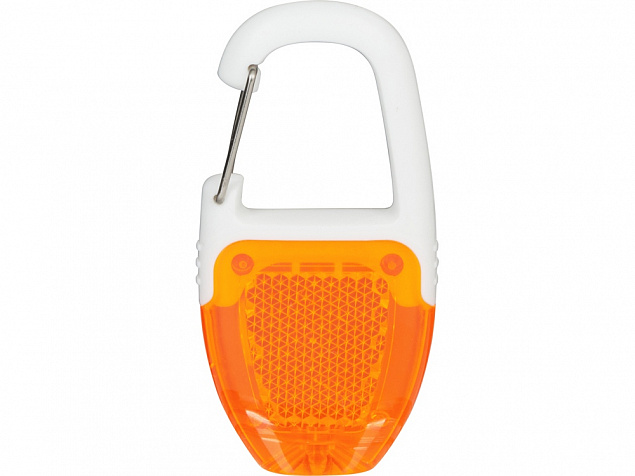 Брелок - фонарик с отражателем и карабином с логотипом  заказать по выгодной цене в кибермаркете AvroraStore