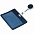 Чехол для карточки с ретрактором Devon, синий с логотипом  заказать по выгодной цене в кибермаркете AvroraStore