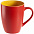 Кружка Bright Tulip, матовая, красная с желтым с логотипом  заказать по выгодной цене в кибермаркете AvroraStore