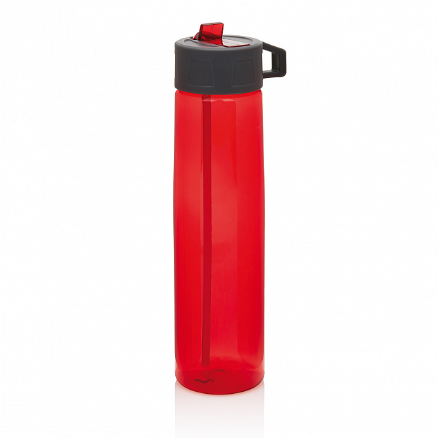 Бутылка для воды Tritan с трубочкой, 750 мл с логотипом  заказать по выгодной цене в кибермаркете AvroraStore